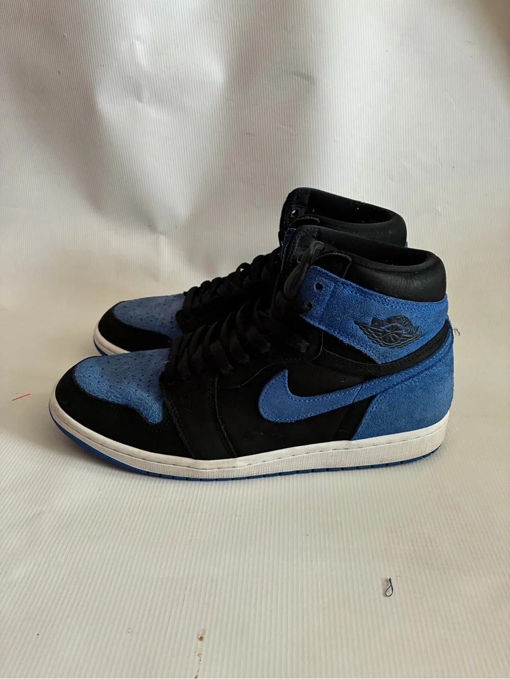 AIR JORDAN 1 ROYAL REIMAGINED SIZE 10.5 BLACK/BLUE